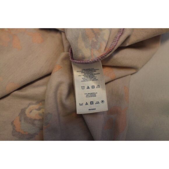 Lavender Floral Stretch Babydoll Dress - Picture 6 of 7